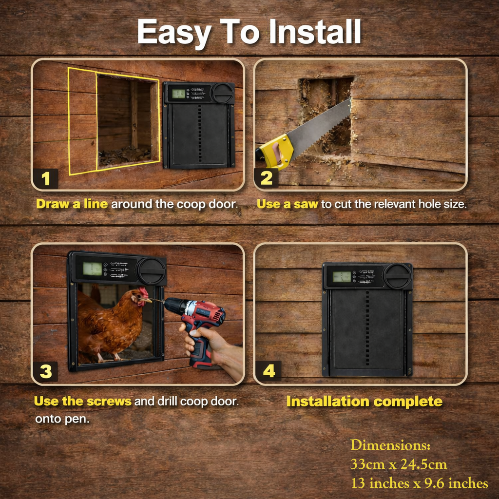 Smart Automatic Chicken Coop Door