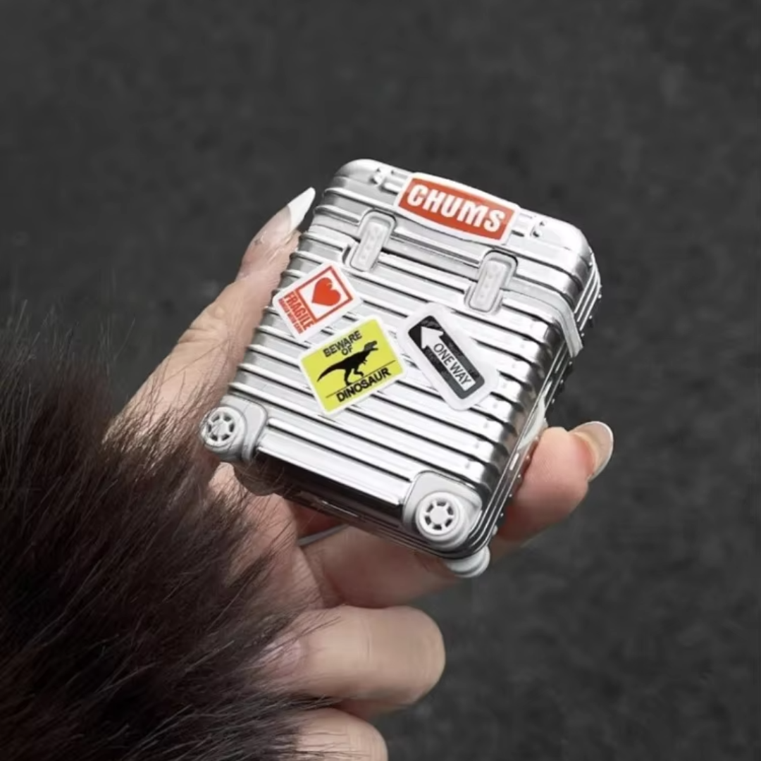 Stylish Luggage AirPods Case