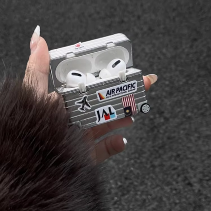 Stylish Luggage AirPods Case