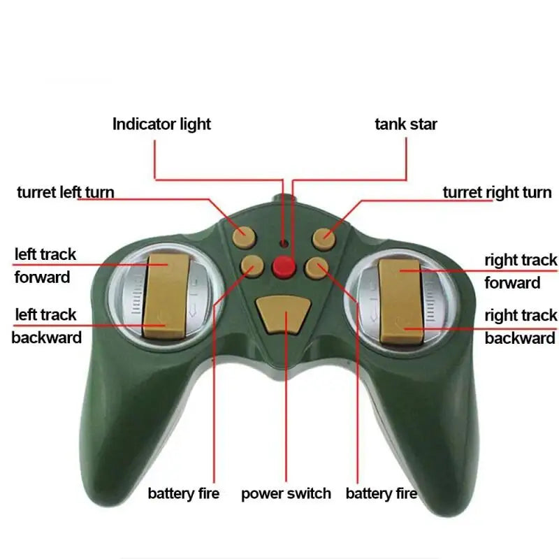 High-Performance RC Off-Road Tank