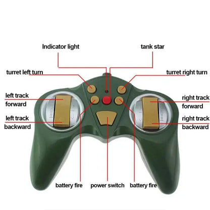 High-Performance RC Off-Road Tank